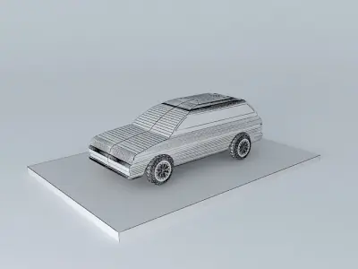 Estate car Free 3D model