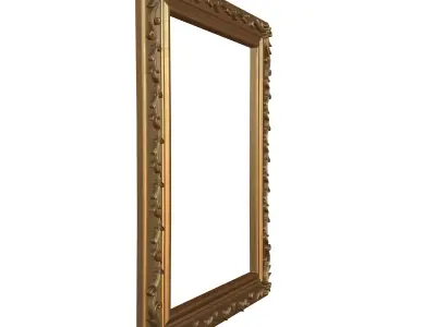 Frame Mirror Ornamental Baroque Style - Vol 08 3D model