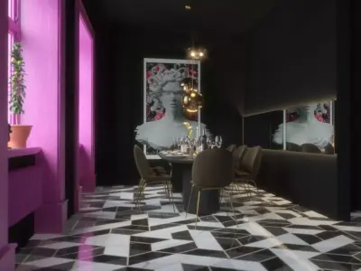 Luxury Dining Room  3D model