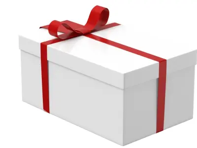 Gift box v3 3D model