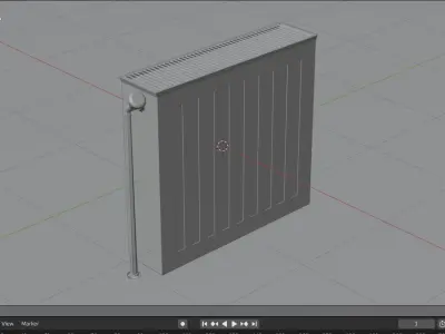 Radiator 3D Model Free 3D model