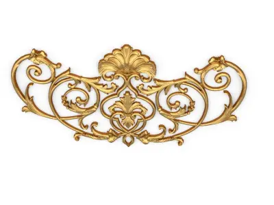 Classic decor ornament 308 3D model