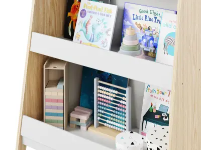 Children bookcase Sueno by LA REDOUTE INTERIEURS 3D model