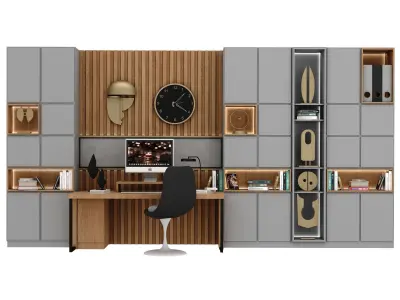 office furniture  Low-poly 3D model