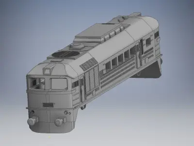 M62 locomotive  3D model