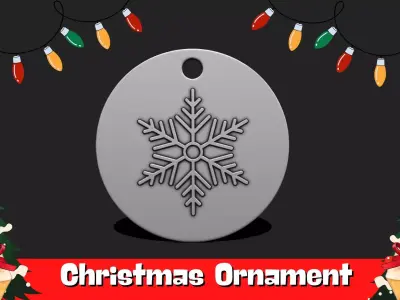 Christmas Ornament - Pendant -  Christmas Tree  - Decor - 11 3D print model