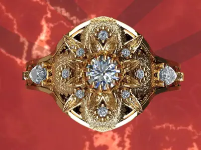 3d stl ring 3D print model