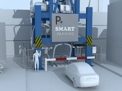Smart Park Vertical 3D model