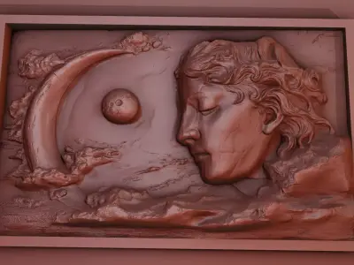 Dreams of the Cosmos 3d art sculpture  3D print model