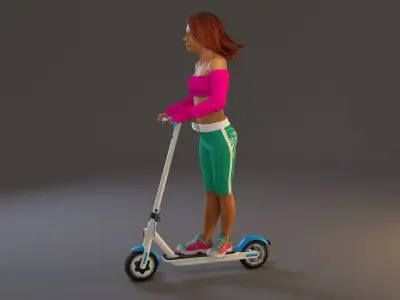 Street Female BCC 2130 001 3D model