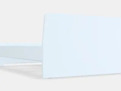 ASKVOLL Bed frame 8 Low-poly 3D model