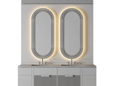 Luxury Bathroom 220 3D model