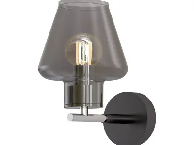 goreyn modern wall light with glass shade 3D model