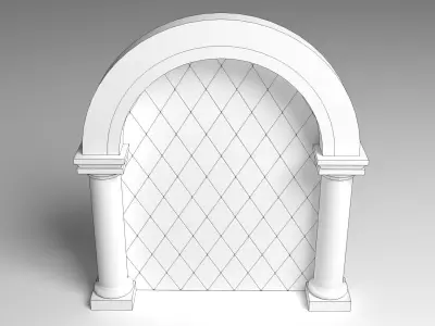 English Arch 3D model