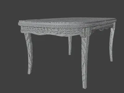Kitchen Table 3D print model