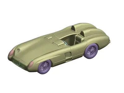Mercedes Benz 300 SLR 1955 print 3D print model