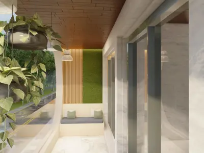 Curve villa  3D model