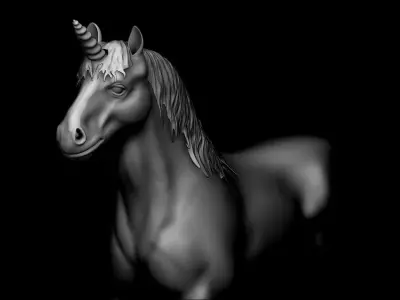 unicorn horse 3d print model 3D print model