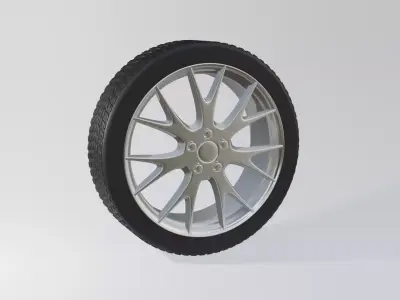 Simple Wheel 3D model