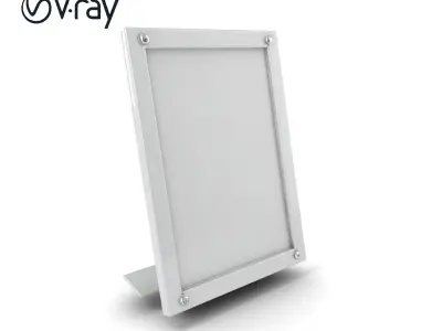 Magnetic Frame Photo Holder Model Pack Low-poly 3D model