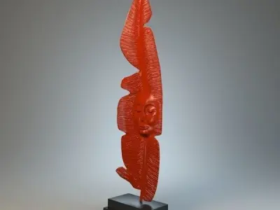 Sculpture poet s soul 3D model