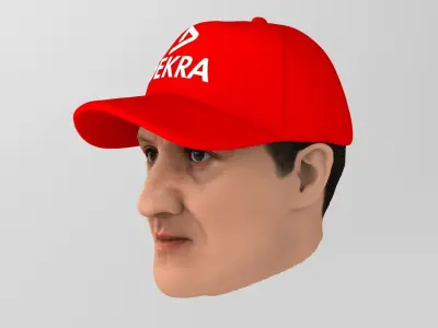 Michael Schumacher 3D model