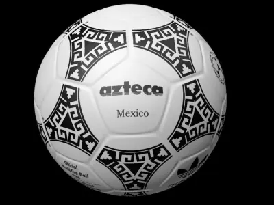 Adidas Azteca Soccer Ball 3D model