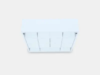 KALLAX Shelving unit with 8 inserts Low-poly 3D model