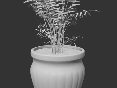 Marble Vase Free low-poly 3D model