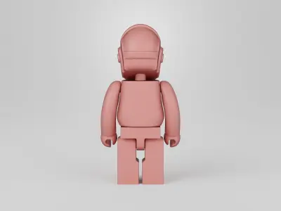 Bearbrick Daft Punk 1 3D print model