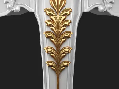 Stand For Decor 02 3D model 3D model