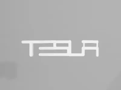 Tesla Model 3 - Keychain 3D print model