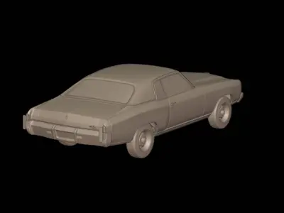 CHEVROLET MONTE CARLO 1970  3D print model