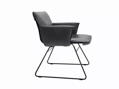 DS 515 Lounge Chair with Armrests 3D model