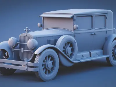 Cadillac vintage car 3D print model