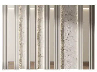 Decorative V84 Wall Panels 3D model