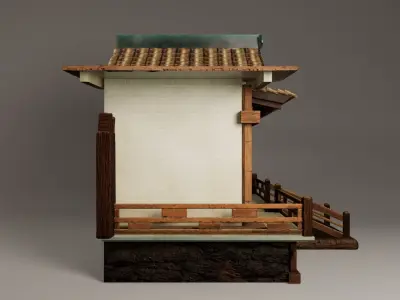 ASIAN HOUSE Free 3D model