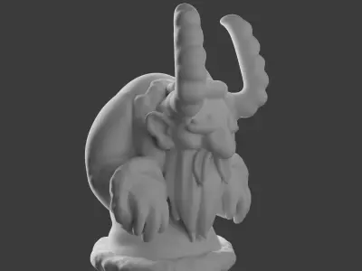 Krampus the other santa 3D print model