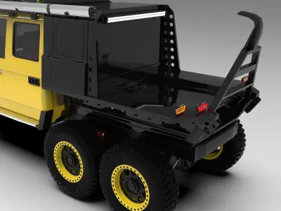 Toyota Land Cruiser J79 Double Cab 6x6 Edition 3D model