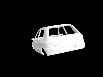 Renault clio 5doors 3D print model