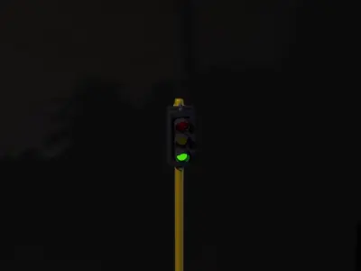 Traffic Light Free 3D model get