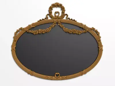 The design of the rose frame 3D model