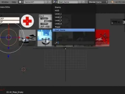 BGE SoS - Game Prototype Free low-poly 3D model