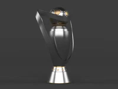 Trophy Cup 3D model 4