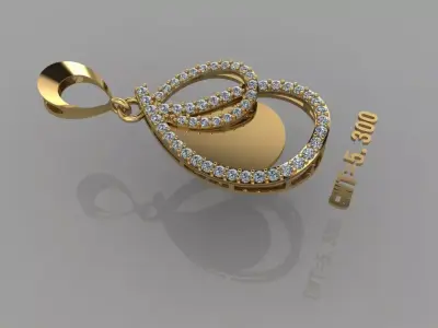 FASHION  PENDANT 3D model buy