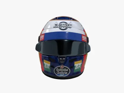 Sainz helmet 2019 Low-poly 3D model