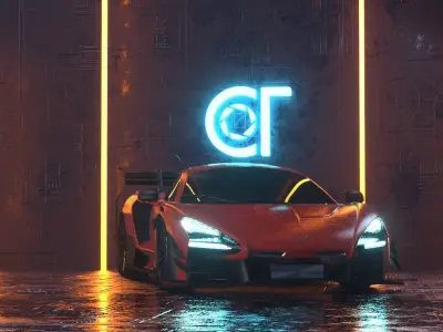  McLaren Senna GTR 2020 3D model 3D model