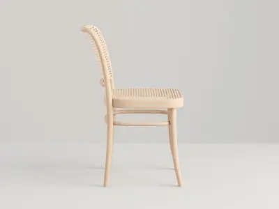 Chair Rattan Raw 3D model