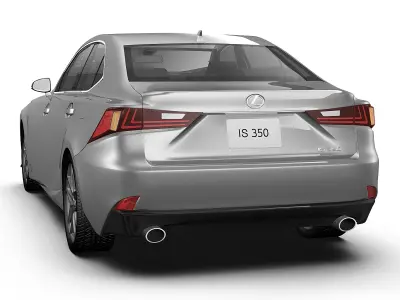 2014 Lexus IS350 3D model