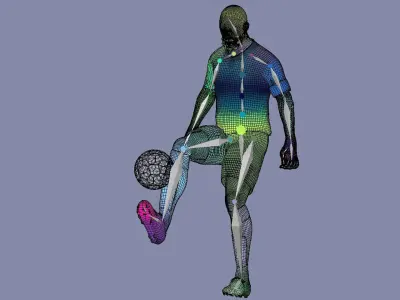 Karim Benzema 3D model